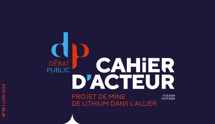 Mine de lithium d&rsquo;Echassier – Le point de vue de Coderail – débat public –